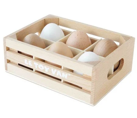 Le Toy Van Honeybake Farm Eggs in Crate