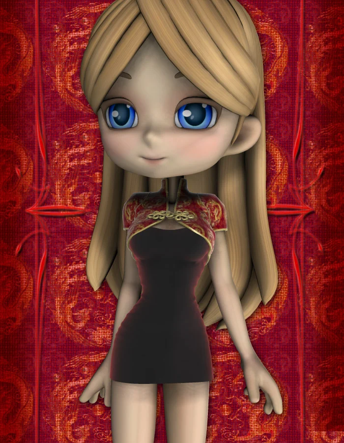Little Dragon Dress for Cookie
