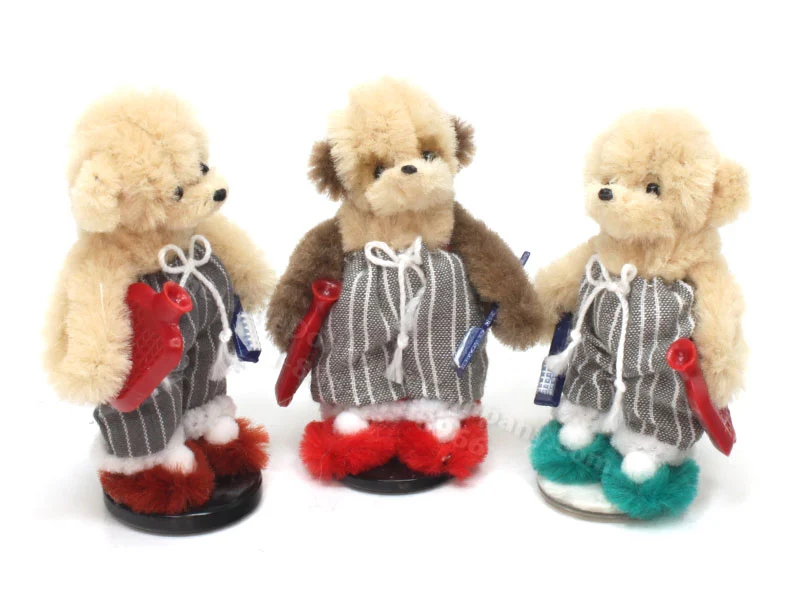Miniature Bear in Pajamas by Sue Wilkes of Shoebutton Bears