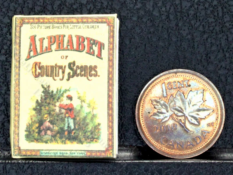 Miniature Book: 'Alphabet of Country Scenes'