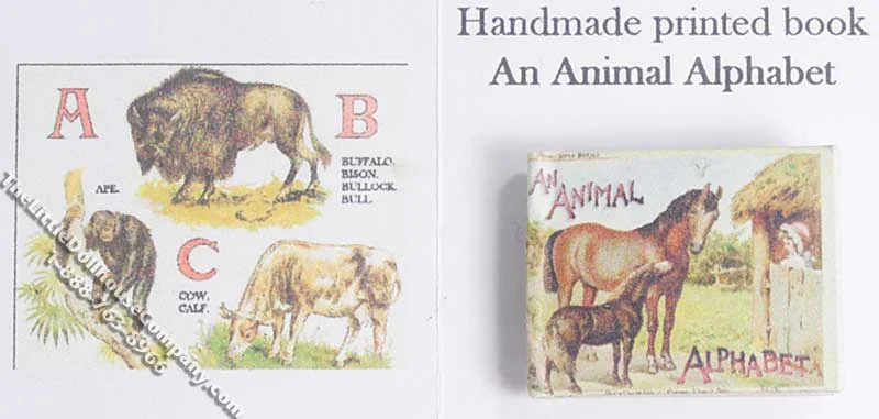 Miniature Book: 'An Animal Alphabet'