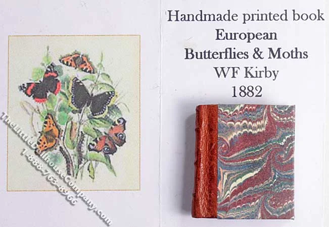 Miniature Book: 'Cassells Book of European Butterflies & Moths'