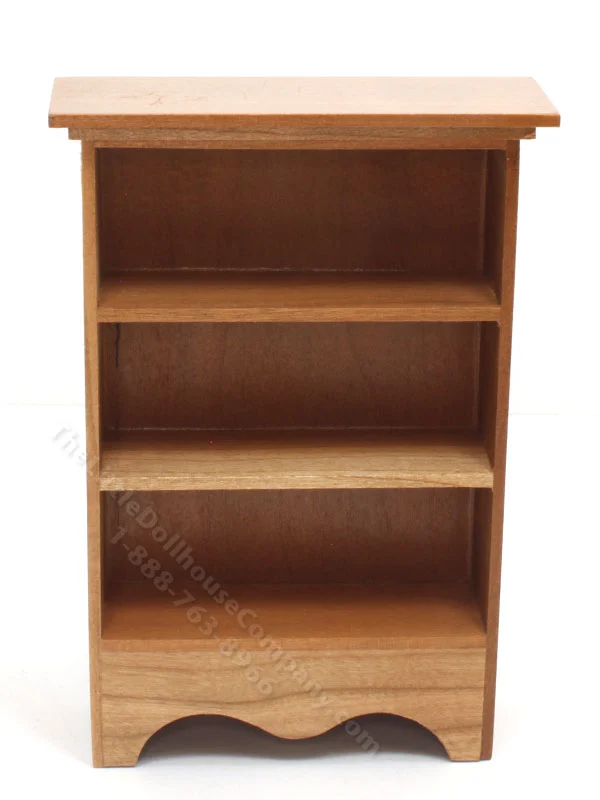 Miniature Cherry Wood Bookshelf