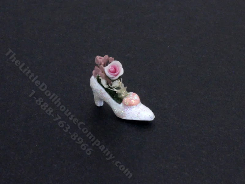 Miniature Floral Shoe by Taylor Jade