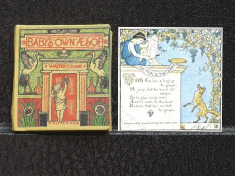 Miniature Illustrated Readable Book: 'Baby's Own Aesop'