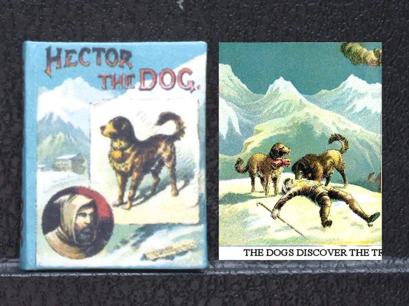 Miniature Illustrated Readable Book: 'Hector The Dog'