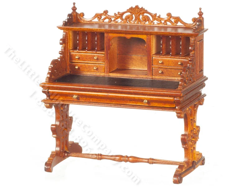 Miniature Italian Renaissance Desk for Dollhouses