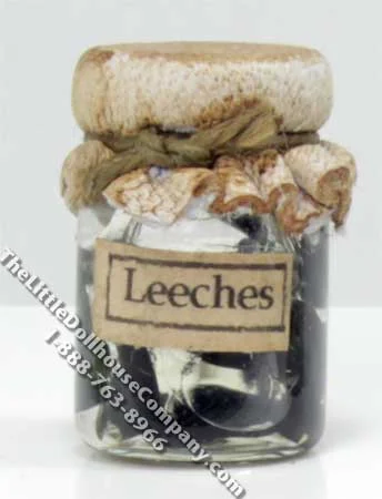 Miniature Jar of Leeches