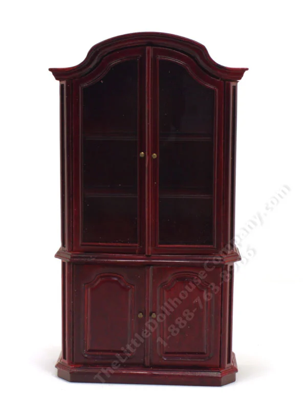 Miniature Mahogany Display Cabinet
