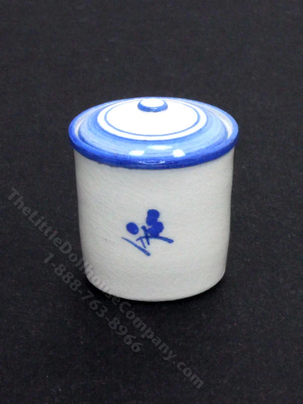 Miniature Porcelain Canister Marie Luce Pelletier