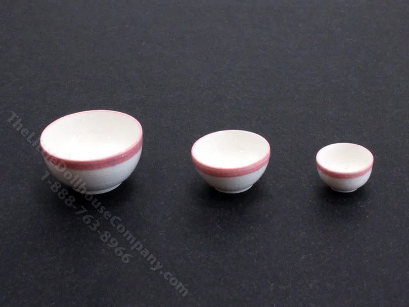 Miniature Set of Bowls By Marie Luce Pelletier