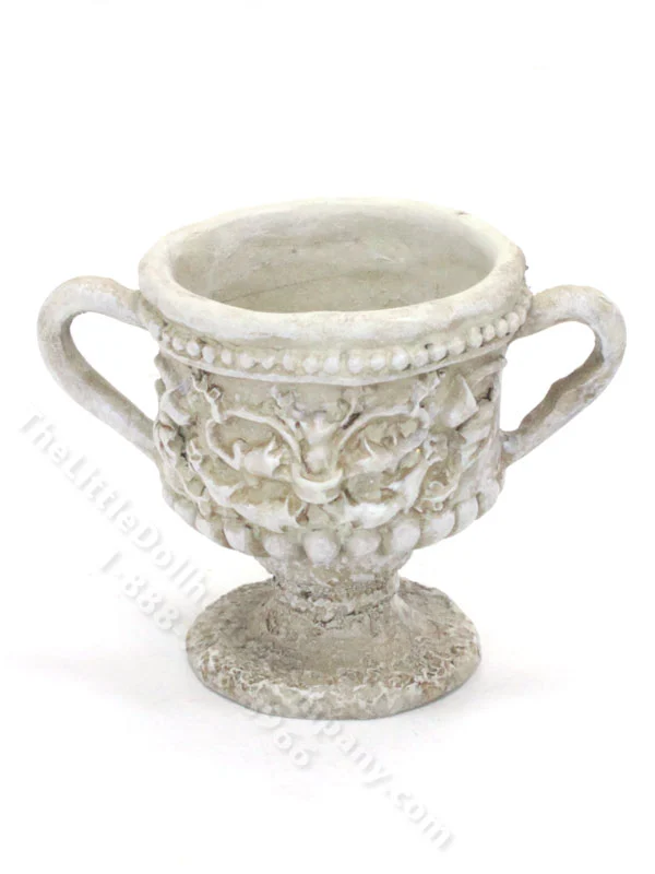 Miniature Urn Planter for Dollhouses