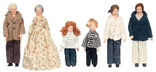 Modern Extended Family, Set of 6