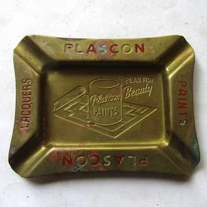 Old Plascon Paints Advertising Ashtray
