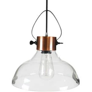 Pendant Lighting - Industrial Look Range (Antique Copper And Glass)