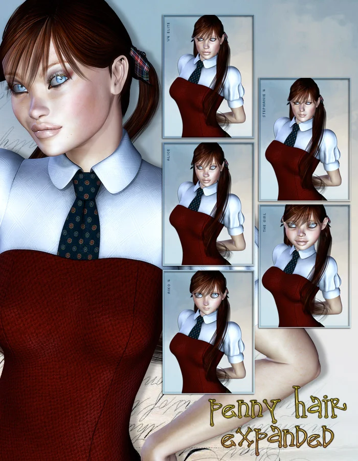 Penny Hair Expanded for V4
