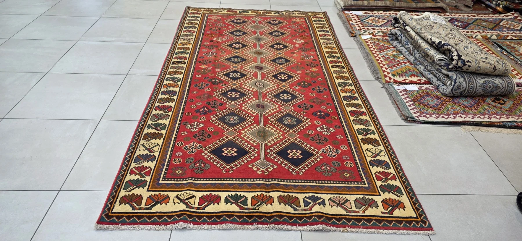 Persian Kurdi Carpet 295cm x 165cm Hand Knotted