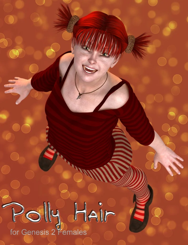 Polly Hair for Genesis 2 Females