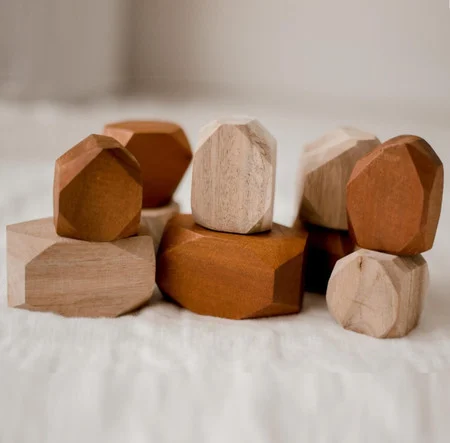 Qtoys Two Tone Wooden Gems