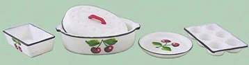 Roasting Pans, Cherry Theme