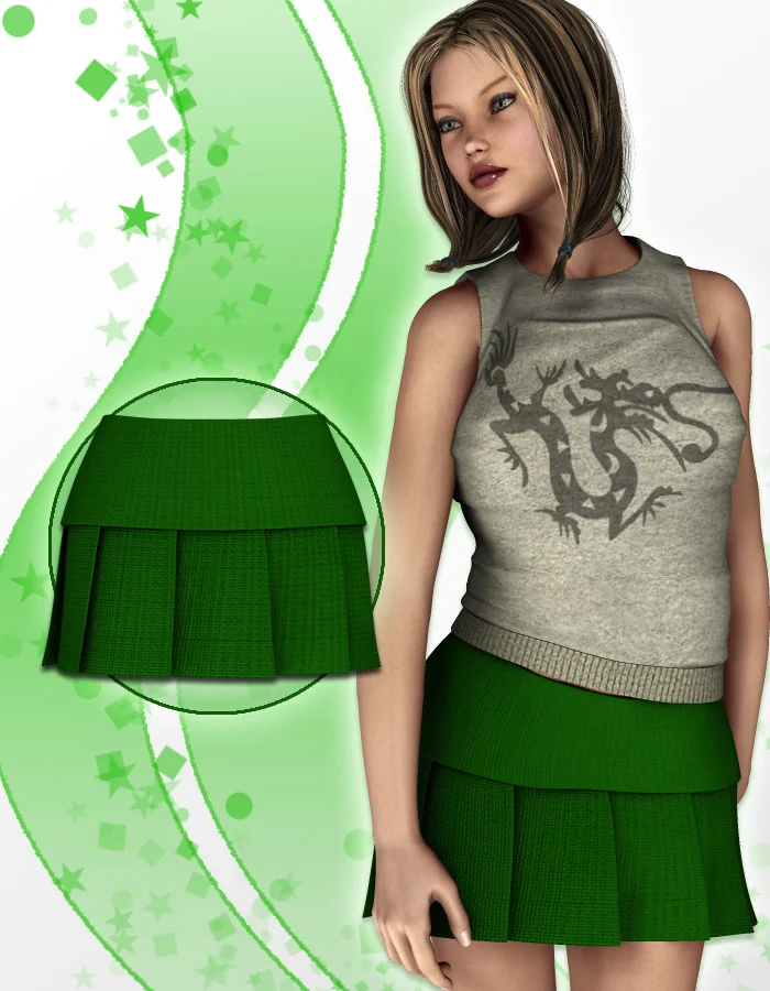 School Girl Skirt 2 for V4