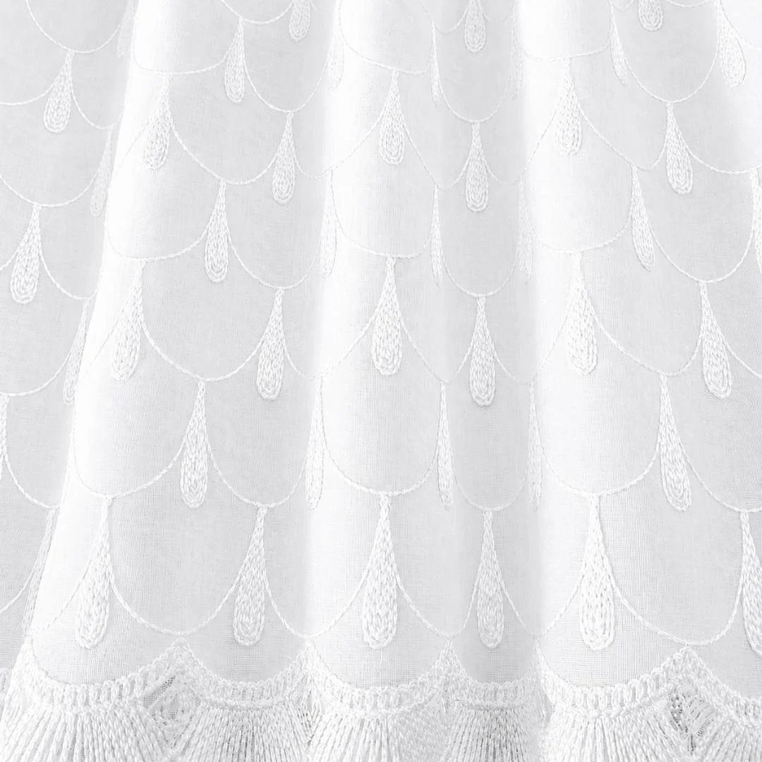 Sheer Fabric - Embroidered Linen 2