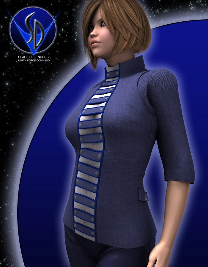 Space Defenders Textures for Code 51 Shirt