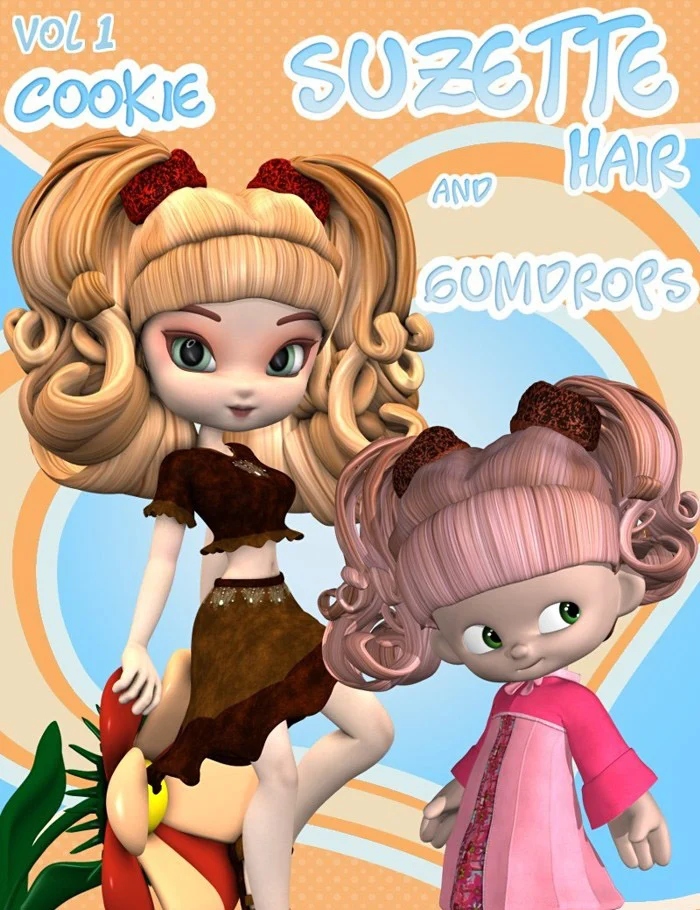 Suzette Hair Vol1 - Cookie, GumDrops