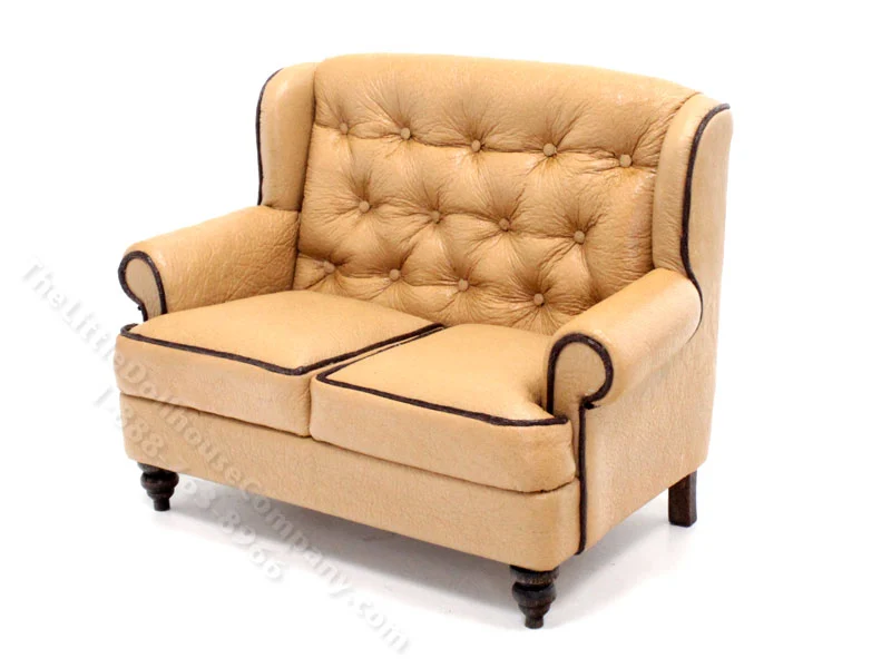 Tuffted Love Seat by Judith Blondell