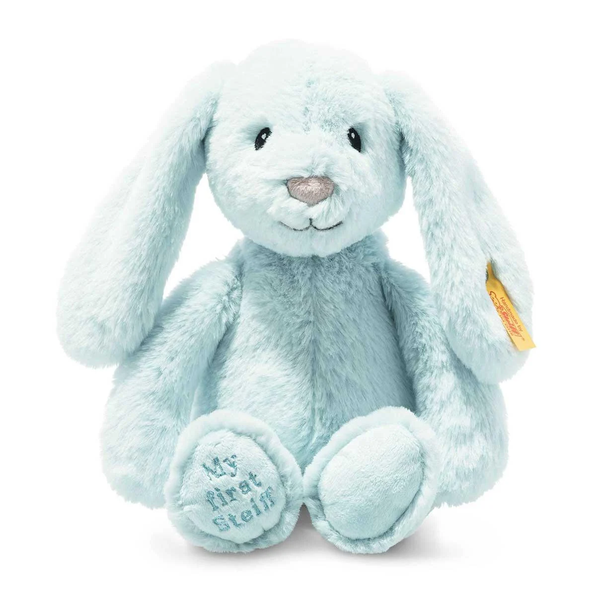 Steiff Soft & Cuddly Friends My First Steiff Blue Hoppie Rabbit – 26 cm