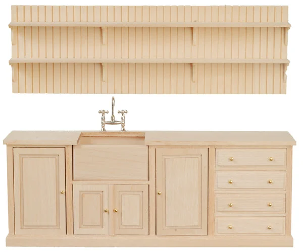 Unfinished Kitchen Sink and Plate Rack -20%