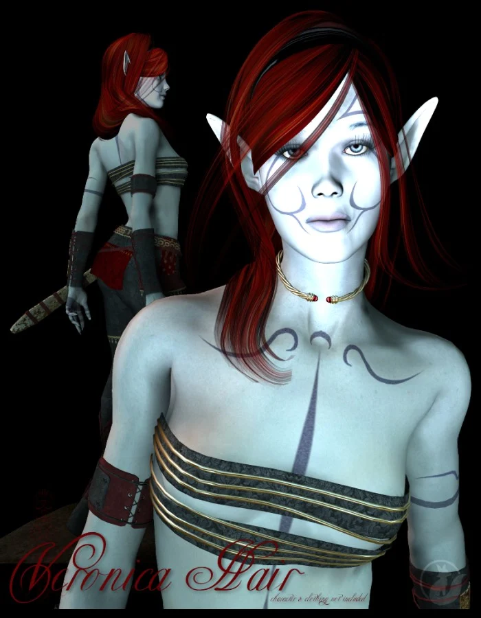 Veronica Hair for A3, SP3, V3 and L3