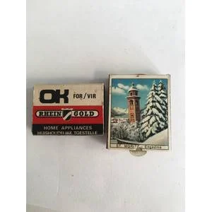 VINTAGE 2 MATCH BOXES