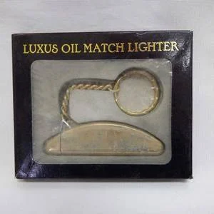 Vintage Luxus oil match lighter in original box - needs a new flint