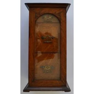 Vintage Oak Smoker`s Cabinet as per photo
