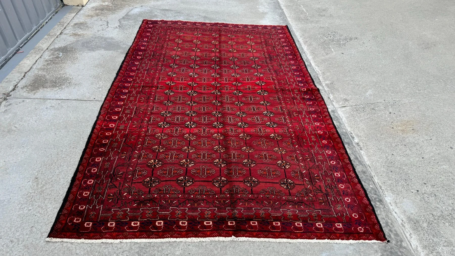 Vintage Persian Kurdi Carpet 280cm x 167cm Hand Knotted