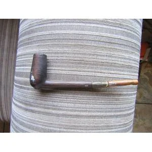 Vintage Smoking Pipe with Copper inlay