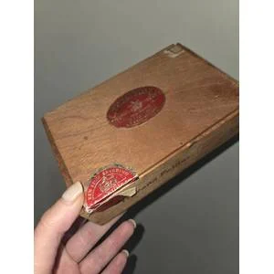 Vintage Wooden cigar box - J.C. van den Dungen - Cederhout verpakking