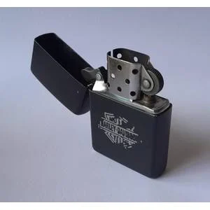 Vintage Zippo Harley Davidson Matt Black Lighter.