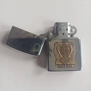 Zippo Harley-Davidson "The Reunion" 90th Anniversary Lighter with Collector's Tin from 1993. - N/Use